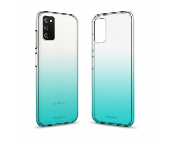 Чехол для моб. телефона MakeFuture Samsung A03s Gradient (Clear TPU) Azure (MCG-SA03SAZ)