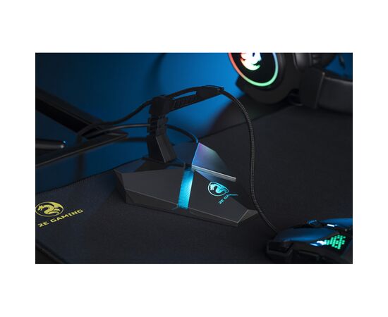 Держатель для кабеля 2E GAMING Mouse Bungee Scorpio USB Silver (2E-MB001U), изображение 2 Держатель для кабеля 2E GAMING Mouse Bungee Scorpio USB Silver (2E-MB001U), изображение 2