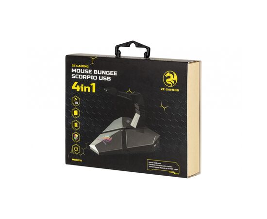 Держатель для кабеля 2E GAMING Mouse Bungee Scorpio USB Silver (2E-MB001U), изображение 3 Держатель для кабеля 2E GAMING Mouse Bungee Scorpio USB Silver (2E-MB001U), изображение 3