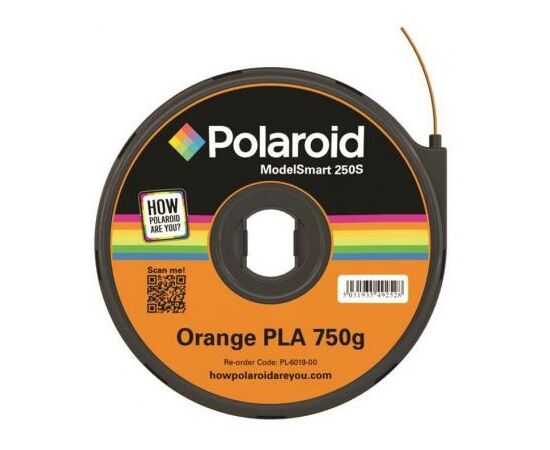 Пластик для 3D-принтера Polaroid PLA 1.75мм/0.75кг ModelSmart 250s, orange (3D-FL-PL-6019-00)