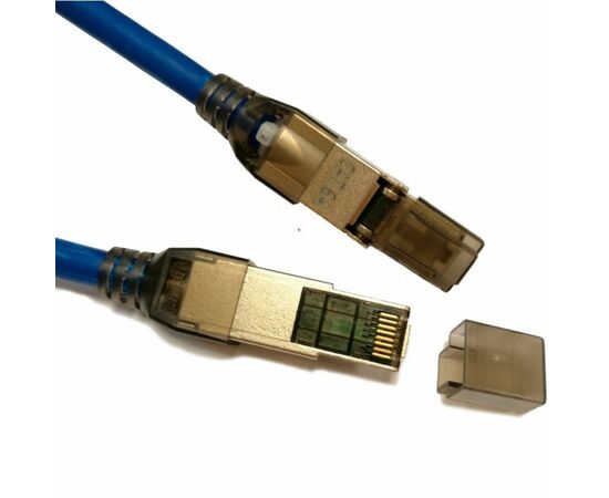Конектор RJ45 cat.6A STP 8P8C, безінструментальний Kingda (KD-KJ6A-17S), зображення 2 Конектор RJ45 cat.6A STP 8P8C, безінструментальний Kingda (KD-KJ6A-17S), зображення 2