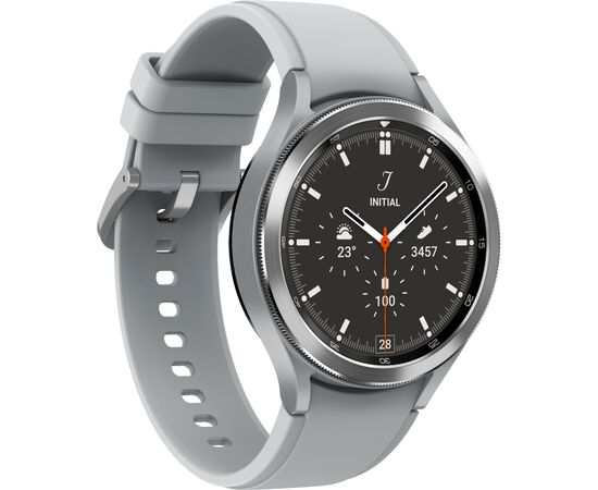 Смарт-часы Samsung SM-R890/16 (Galaxy Watch 4 Classic 46mm) Silver (SM-R890NZSASEK), изображение 3 Смарт-часы Samsung SM-R890/16 (Galaxy Watch 4 Classic 46mm) Silver (SM-R890NZSASEK), изображение 3