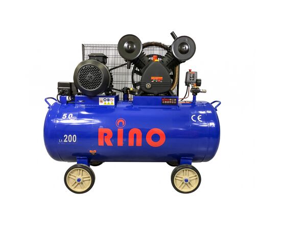 Компрессор RINO поршневий з ресивером 15 бар, 60 м3 (HM-V-0.48/200L)
