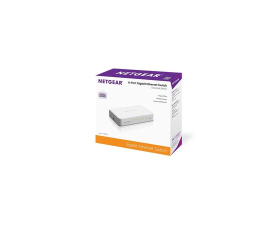Коммутатор сетевой Netgear GS208-100PES, изображение 7 Коммутатор сетевой Netgear GS208-100PES, изображение 7