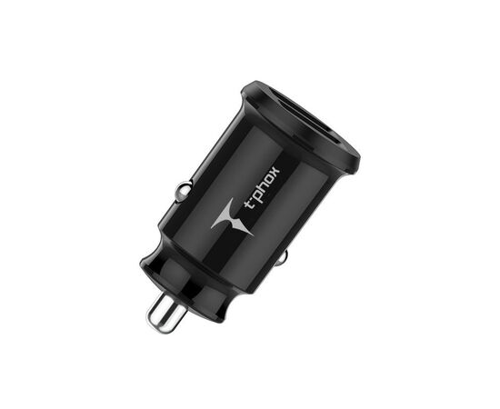 Зарядное устройство T-Phox Charger Set 2.4A Dual+MicroUSB cable 1.2m (Black) (T-S09 SET M B), изображение 2 Зарядное устройство T-Phox Charger Set 2.4A Dual+MicroUSB cable 1.2m (Black) (T-S09 SET M B), изображение 2