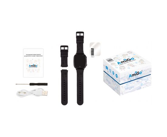 Смарт-часы Amigo GO008 MILKY GPS WIFI Black (873291), изображение 6 Смарт-часы Amigo GO008 MILKY GPS WIFI Black (873291), изображение 6