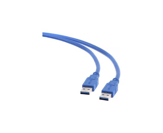 Дата кабель USB3.0 AM-АM 0.5m Maxxter (U-AMAM3-0,5m), изображение 2 Дата кабель USB3.0 AM-АM 0.5m Maxxter (U-AMAM3-0,5m), изображение 2