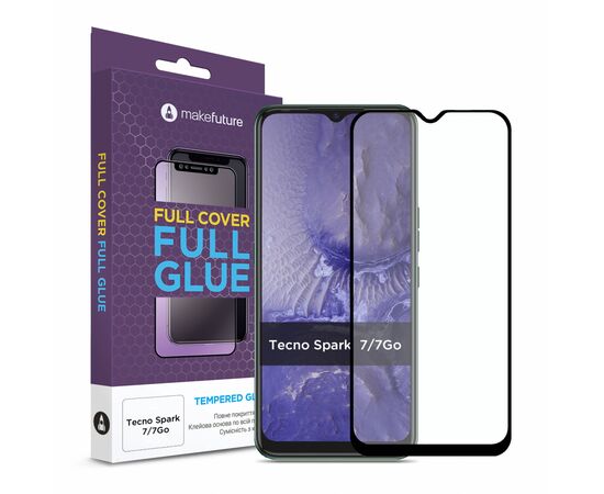 Скло захисне MakeFuture Tecno Spark 7/7 Go (MGF-TS7/7G)