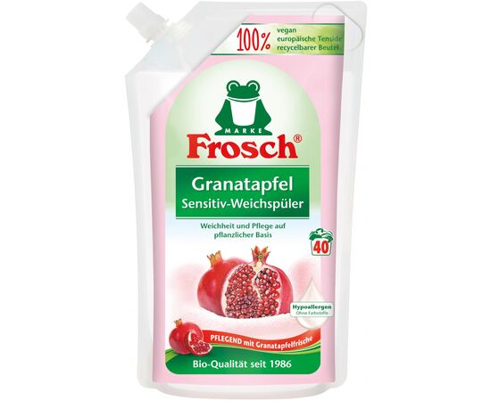 Кондиціонер для білизни Frosch Гранат 1 л (4001499115523/4001499957550)