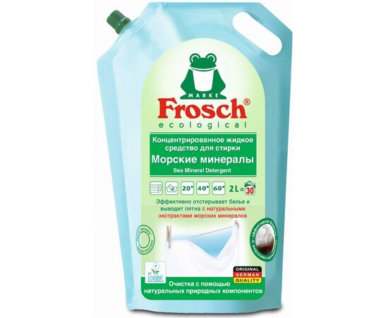 Гель для прання Frosch Морські мінерали 2 л (4009175927583)