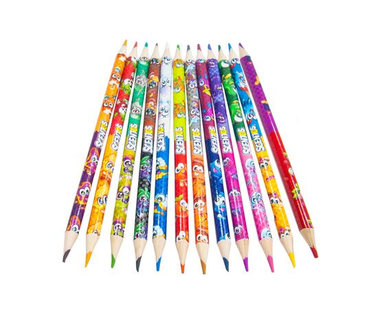 Карандаши цветные Scentos Двойное веселье 12 шт (49115), изображение 3 Карандаши цветные Scentos Двойное веселье 12 шт (49115), изображение 3