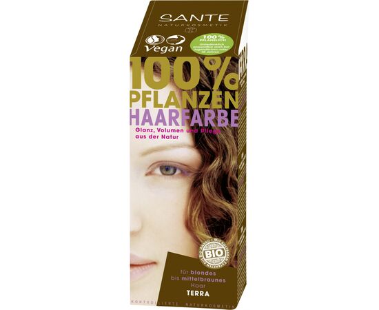 Краска для волос Sante растительная Лесной орех/Nut Brown 100 г (4025089041832)