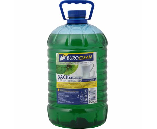 Засіб для ручного миття посуду Buroclean EuroStandart яблуко 5 л (4823078912268)