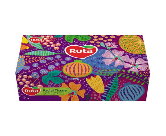 Серветки косметичні Ruta 2 шари 150 аркушів (4820023744714)