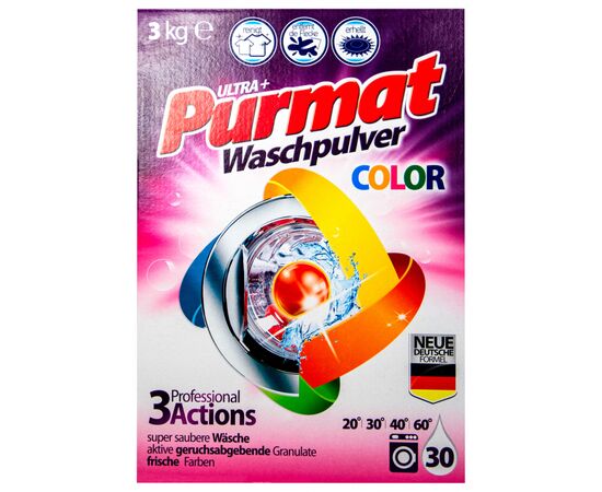 Стиральный порошок Purmat Color 3 кг (4260418932232)