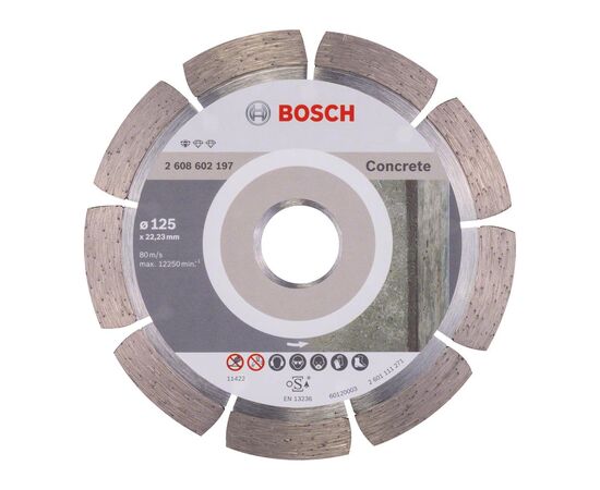 Диск пильный Bosch Standard for Concrete 125-22.23, по бетону (2.608.602.197)