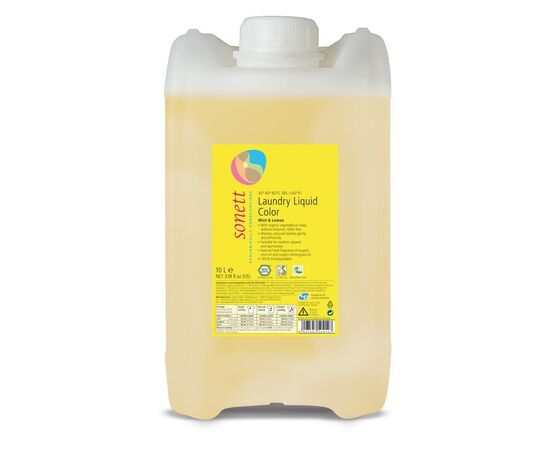 Гель для стирки Sonett Органический Mint&Lemon Концентрат для цветных тканей 10 л (4007547504127)