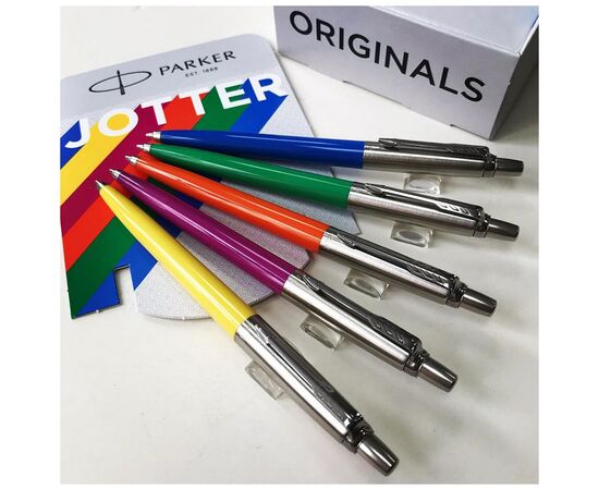 Ручка шариковая Parker JOTTER 17 Original Blue CT BP блистер (15 136), изображение 4 Ручка шариковая Parker JOTTER 17 Original Blue CT BP блистер (15 136), изображение 4