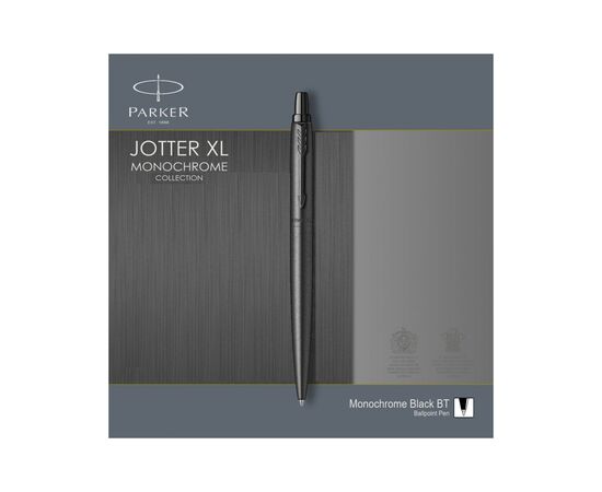 Ручка шариковая Parker JOTTER 17 XL Monochrome Black BT BP (12 432), изображение 2 Ручка шариковая Parker JOTTER 17 XL Monochrome Black BT BP (12 432), изображение 2
