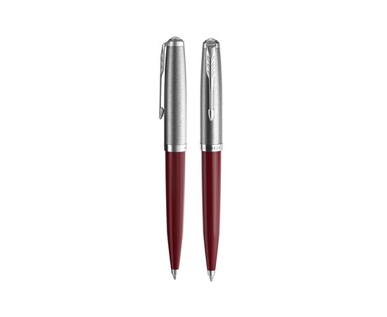 Ручка шариковая Parker PARKER 51 Burgundy CT BP (55 132), изображение 2 Ручка шариковая Parker PARKER 51 Burgundy CT BP (55 132), изображение 2