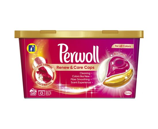 Капсули для прання Perwoll All-in-1 для кольорових речей 10 шт. (9000101514315)