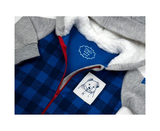 Человечек Tongs в клеточку (2701-56B-blue), изображение 3