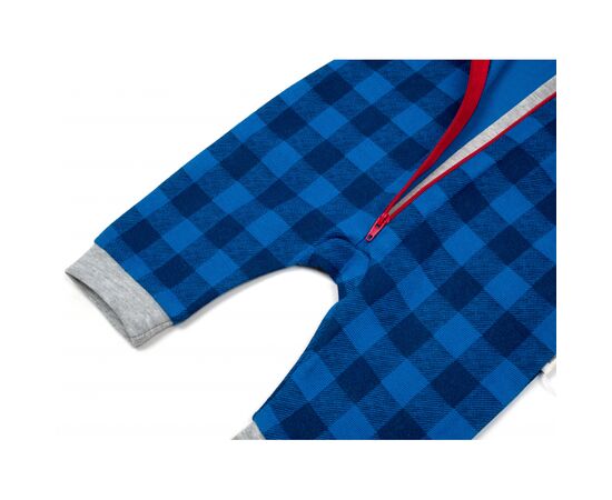 Человечек Tongs в клеточку (2701-56B-blue), изображение 4