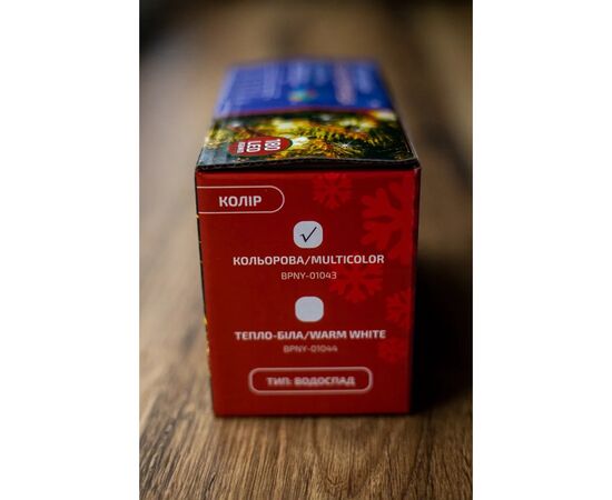 Гирлянда BPNY с адаптером 180LED, 1.8м, 10.8W Водопад Color (102979), изображение 5 Гирлянда BPNY с адаптером 180LED, 1.8м, 10.8W Водопад Color (102979), изображение 5