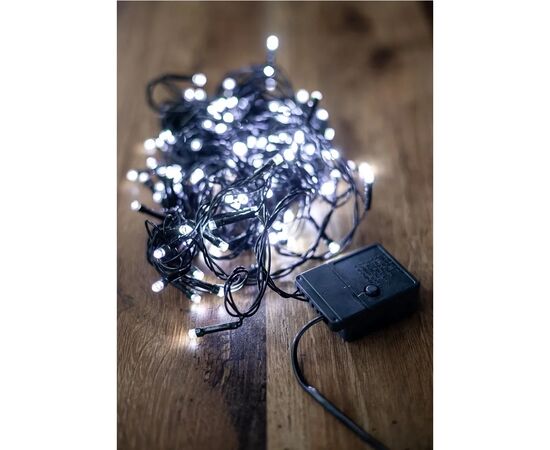 Гирлянда BPNY White 160 LED, 10М, 8 функций, 220V, 9.6W (102950), изображение 3 Гирлянда BPNY White 160 LED, 10М, 8 функций, 220V, 9.6W (102950), изображение 3