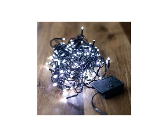 Гірлянда BPNY White 160 LED, 10М, 8 функцій, 220V, 9.6W (102950)