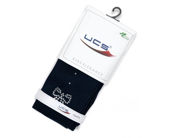 Колготки UCS Socks с бантом из страз (M0C0302-2036-13G-blue), изображение 3 Колготки UCS Socks с бантом из страз (M0C0302-2036-13G-blue), изображение 3