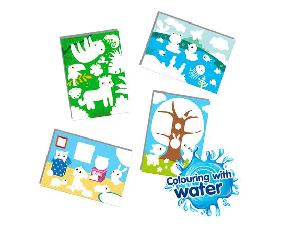 Набір для творчості Ses Водні малюнки Тварини (14456), зображення 2 Набір для творчості Ses Водні малюнки Тварини (14456), зображення 2