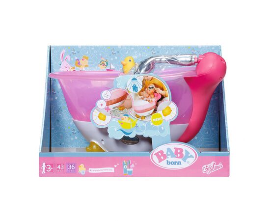 Аксессуар к кукле Zapf Автоматическая ванночка для куклы Baby Born - Забавное купан (828366), изображение 6 Аксессуар к кукле Zapf Автоматическая ванночка для куклы Baby Born - Забавное купан (828366), изображение 6