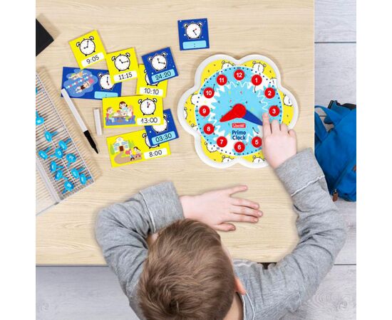 Игровой набор Quercetti Play Montessori Первые часы (0624-Q), изображение 4 Игровой набор Quercetti Play Montessori Первые часы (0624-Q), изображение 4