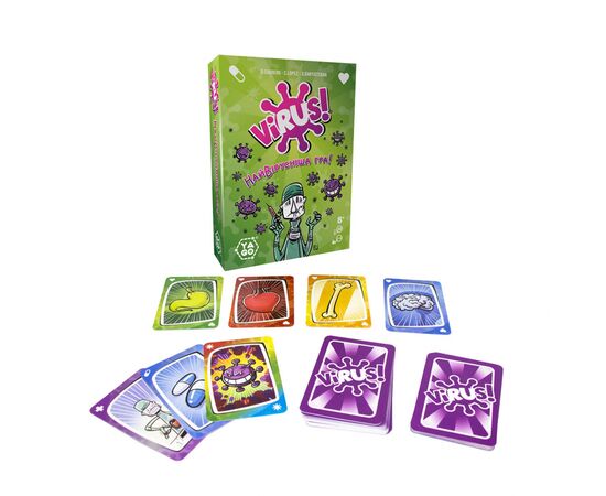 Настольная игра YaGo Virus (80987), изображение 3 Настольная игра YaGo Virus (80987), изображение 3
