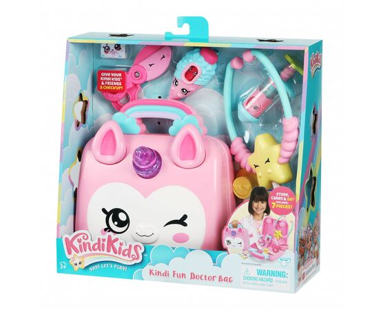 Игровой набор Kindi Kids Докторский портфель Kindi fun (50037), изображение 8 Игровой набор Kindi Kids Докторский портфель Kindi fun (50037), изображение 8