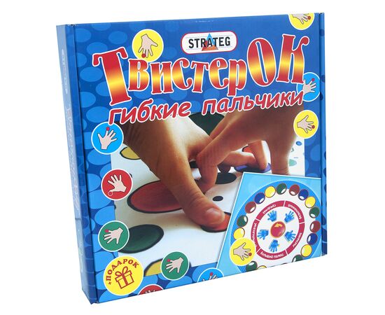 Настільна гра Strateg Twister Ok Гнучкі пальчики (730)