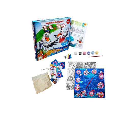 Настольная игра Strateg Brik and Brok Морские выходные (русский язык) (30202), изображение 3 Настольная игра Strateg Brik and Brok Морские выходные (русский язык) (30202), изображение 3