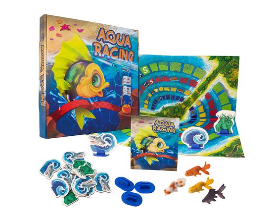 Настольная игра Strateg Aqua racing (українська мова) (30416), изображение 2