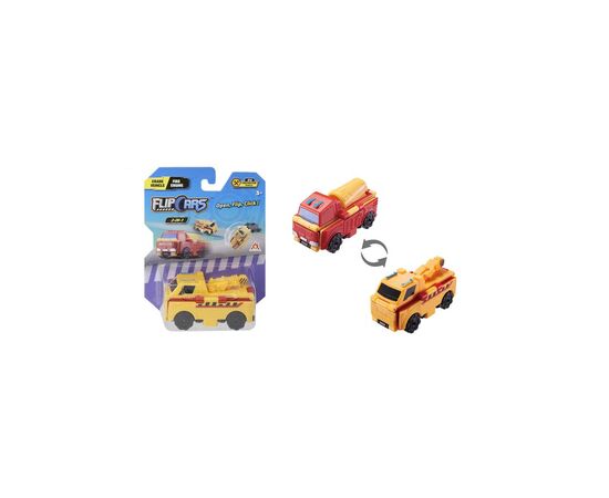 Машина Flip Cars 2 в 1 Автокран и Бетоновоз (EU463875-36)