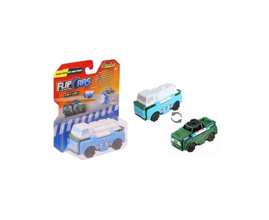 Машина Flip Cars 2 в 1 Водовоз и Внедорожный пикап (EU463875-13)