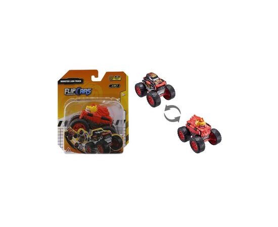 Машина Flip Cars 2 в 1 Монстр-трак Лев (EU463875A-02)