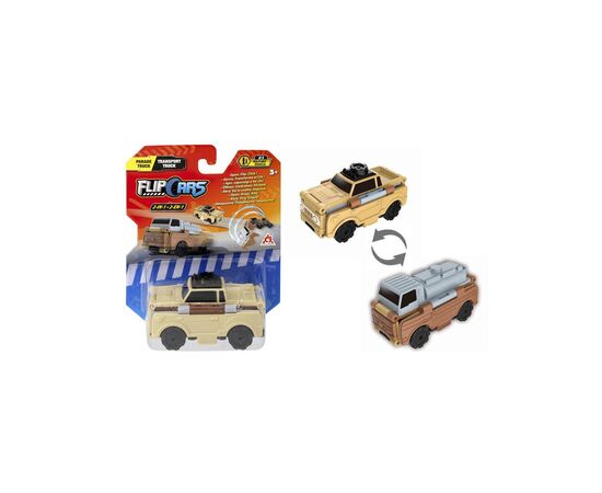 Машина Flip Cars 2 в 1 Парадна вантажівка і Автоцистерна (EU463875-28)