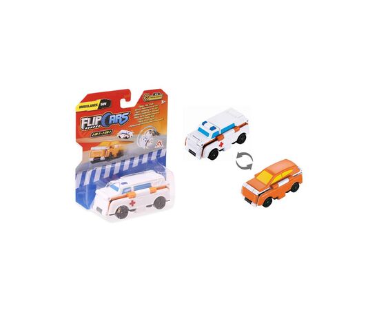 Машина Flip Cars 2 в 1 Швидка допомога і Позашляховик (EU463875-06)