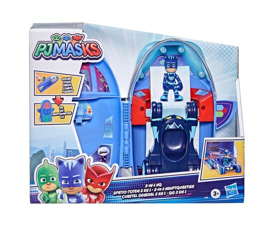 Игровой набор PJ Masks Герои в масках - Штаб-ракета 2-в-1 (F2098)