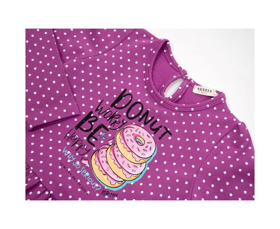Платье Breeze в горошек (16623-122G-purple), изображение 3 Платье Breeze в горошек (16623-122G-purple), изображение 3