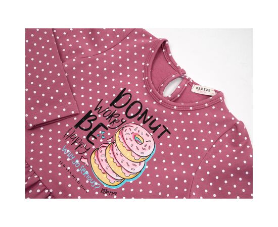Платье Breeze в горошек (16623-110G-pink), изображение 3 Платье Breeze в горошек (16623-110G-pink), изображение 3
