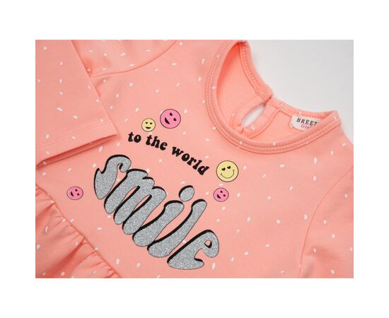 Платье Breeze "SMILE" (16624-80G-peach), изображение 3 Платье Breeze "SMILE" (16624-80G-peach), изображение 3