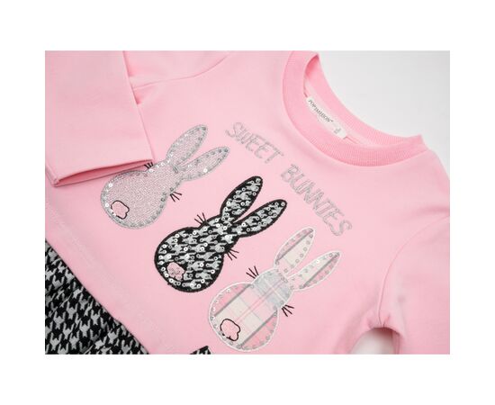 Платье POP FASHION с кроликами (6673-98G-pink), изображение 3 Платье POP FASHION с кроликами (6673-98G-pink), изображение 3