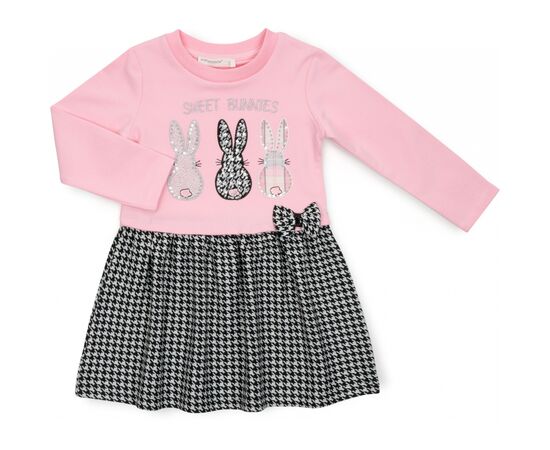 Платье POP FASHION с кроликами (6673-98G-pink)